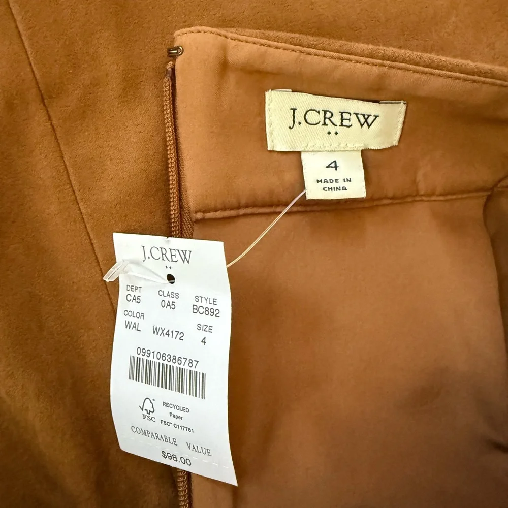 J. Crew Faux-Suede Mini Skirt - Picture 3 of 5